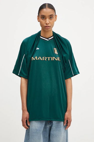 Tričko Martine Rose Celebration Football T-Shirt With Print Zelené | 135JT01400, 1