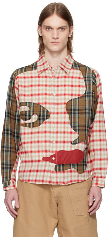 Košeľa KidSuper KidSuper Patchwork Face Flannel Shirt Rôznofarebný | SS25-LTP-03, 0