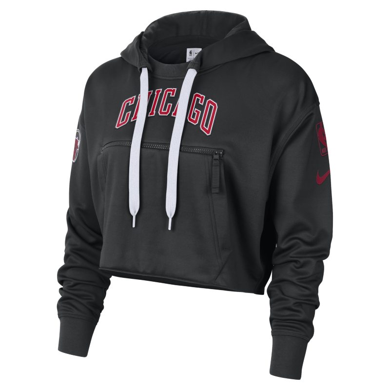 Mikina Nike Chicago Bulls Courtside City Edition NBA Fleece Pullover Hoodie Čierna | DO0141-010, 0