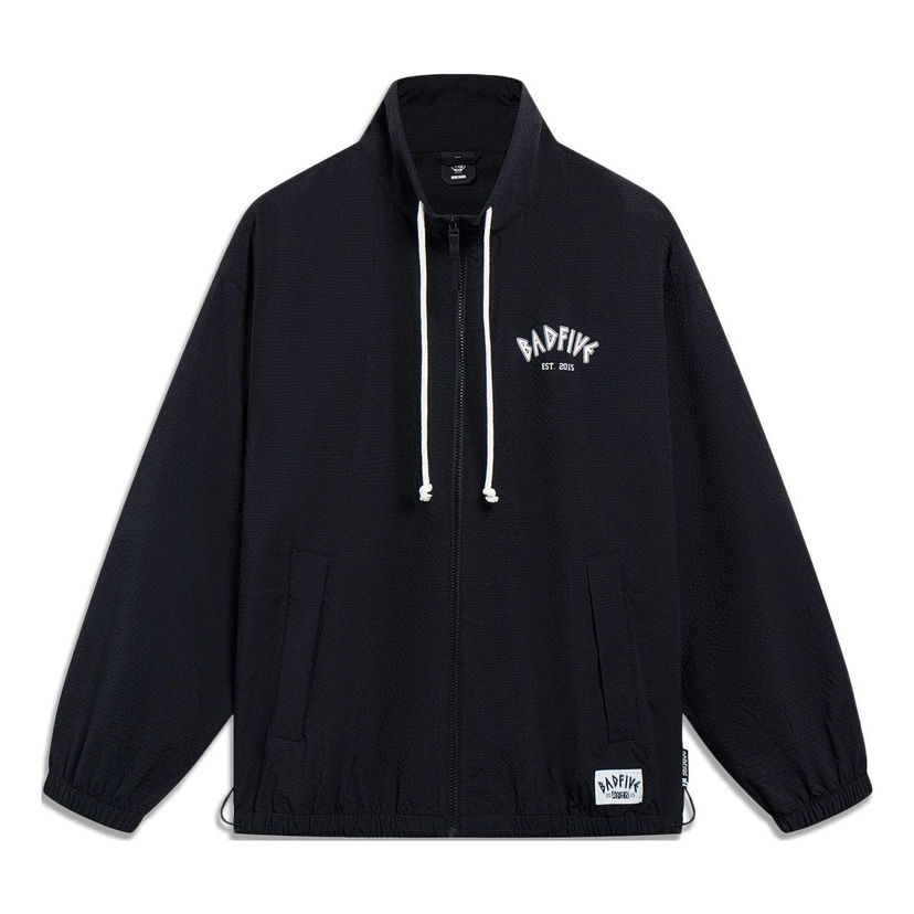 Vetrovka Li-Ning BadFive Live With Hoops Graphic Jacket Čierna | AFDT189-3