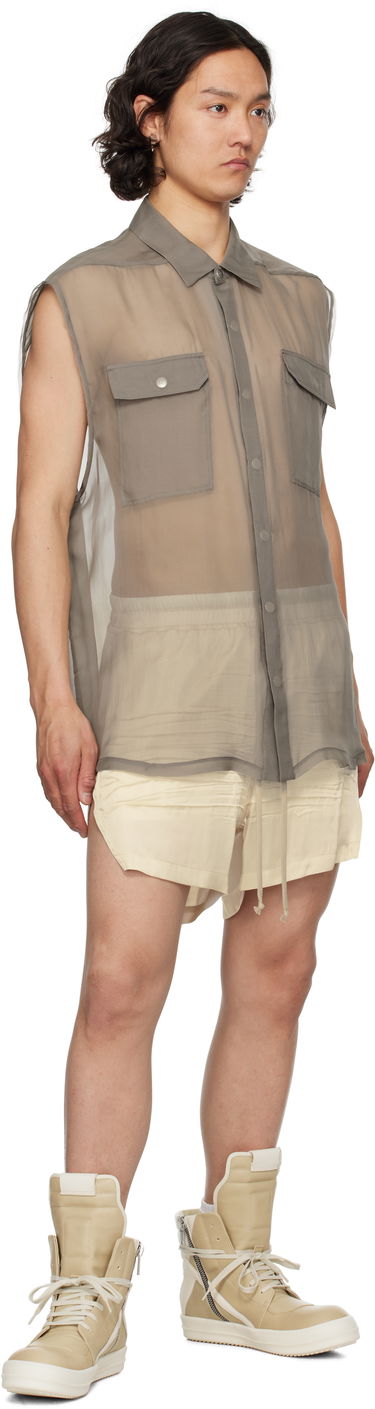 Tenisky a topánky Rick Owens Rick Owens Hollywood Geobasket Béžová | RR01E5894 LCHLCO, 4