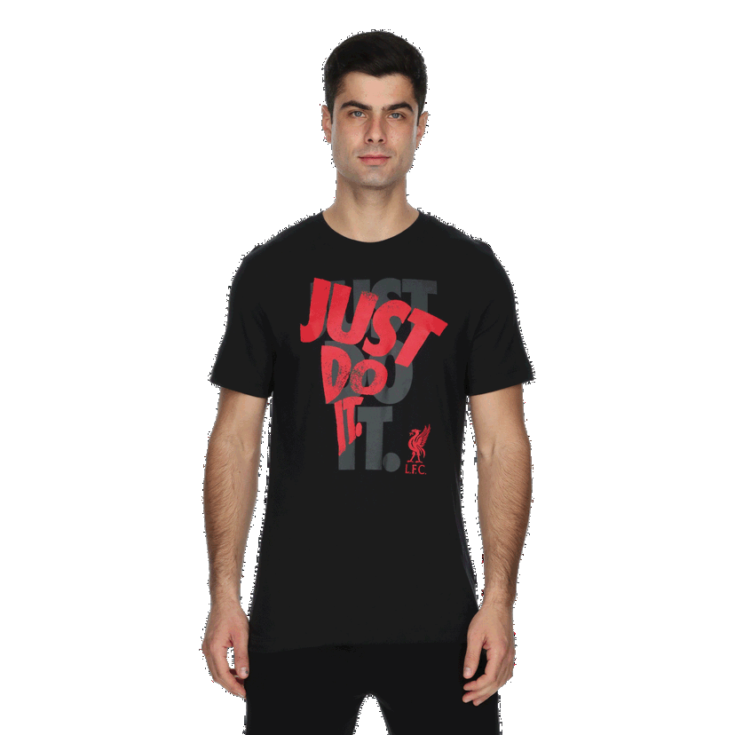 Tričko Nike Liverpool FC Just Do It. T-Shirt Čierna | IB7126-010