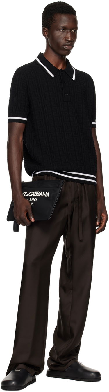 Peňaženka Dolce & Gabbana Pouch With Logo Čierna | BP3259AG182, 3