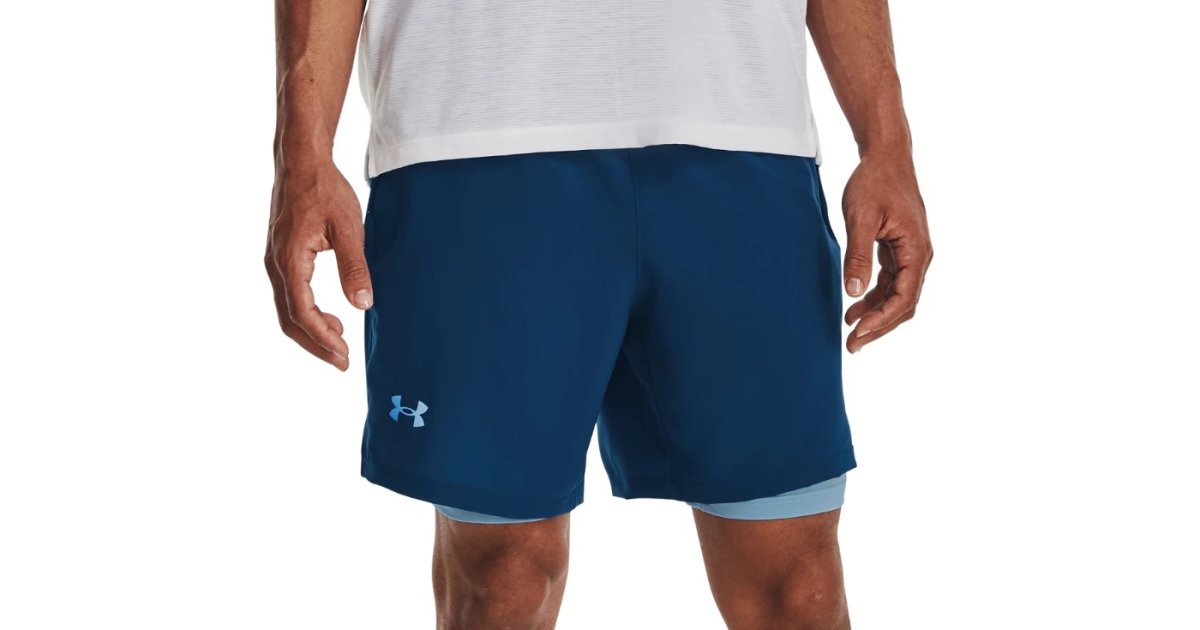 Šortky Under Armour Launch 7'' 2v1 Navy | 1361497-426, 1