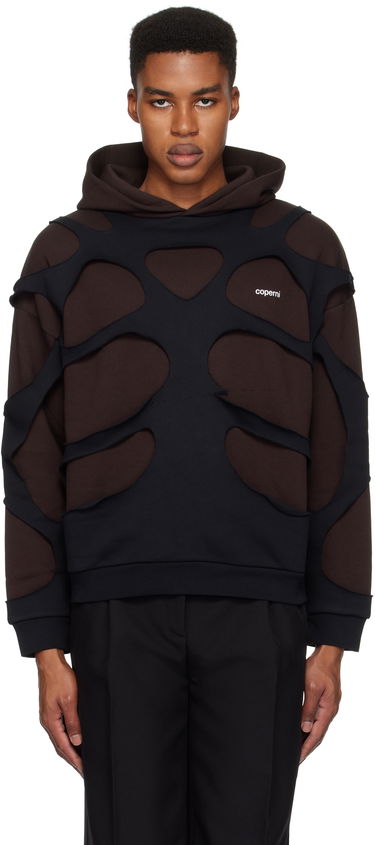 Mikina Coperni Laser-Cut Hoodie Hnedá | COPJS110523MEN, 0