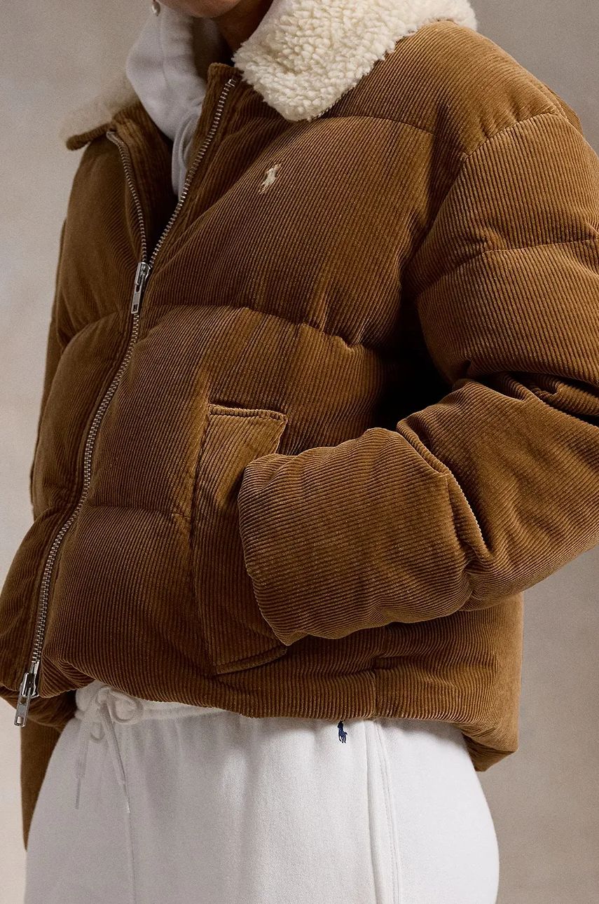 Corduroy Puffer Jacket