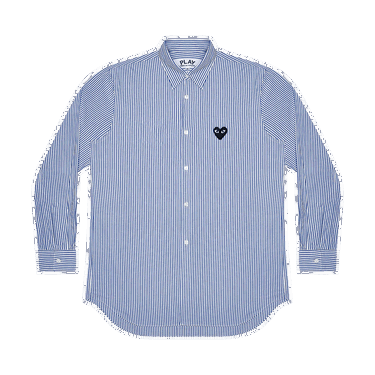 Košeľa Comme des Garçons PLAY Striped Shirt Modrá | AZ B018 051 1, 0