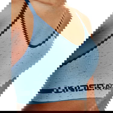 Podprsenka Under Armour UA Seamless Low Long Htr Bra Modrá | 1357232-490, 4