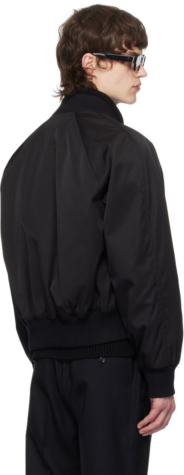 Bomber bunda AMI AMI Twill Bomber Jacket Čierna | HJK012.PA0007, 2