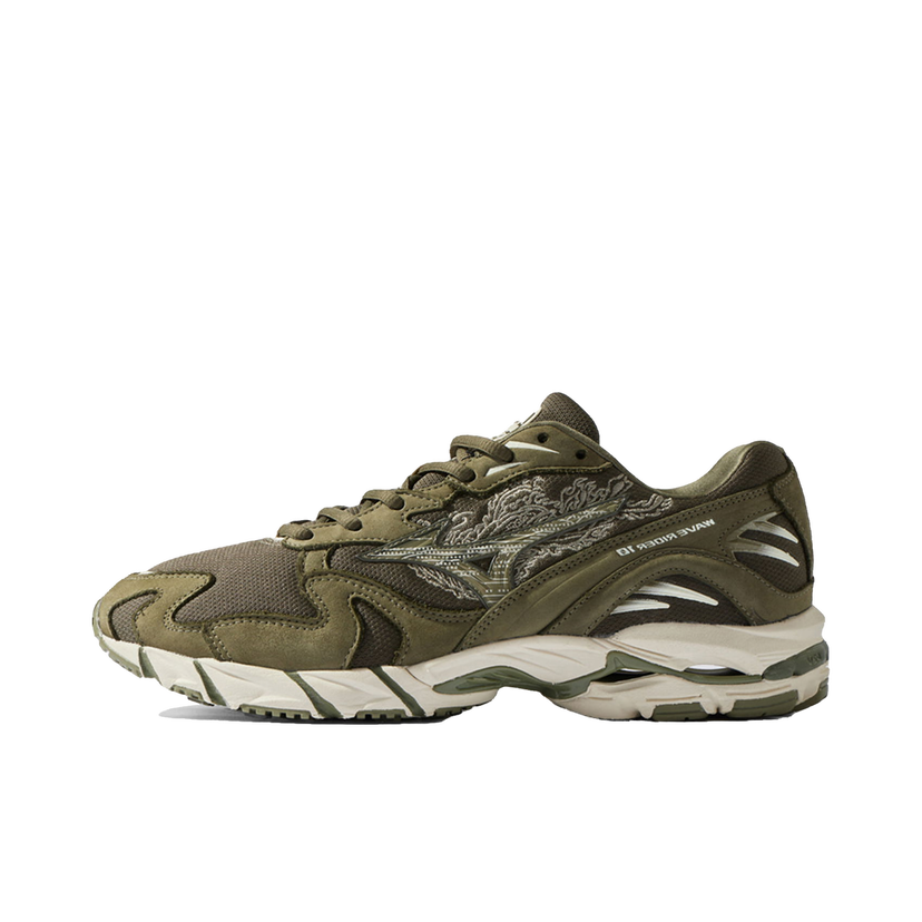 Bežecké topánky Mizuno Wave Rider 10 '97 Maharishi Fire Phoenix Zelené | D1GD222501
