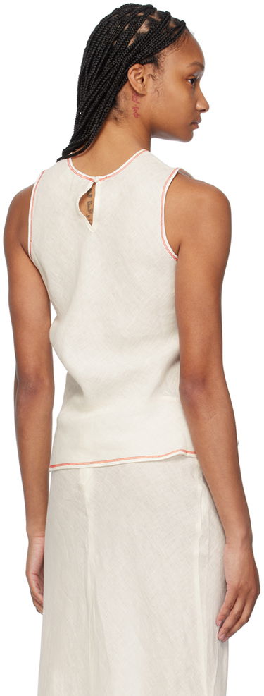 Tielko Baserange Sleeveless Top Béžová | TODY-SL-SU24, 2
