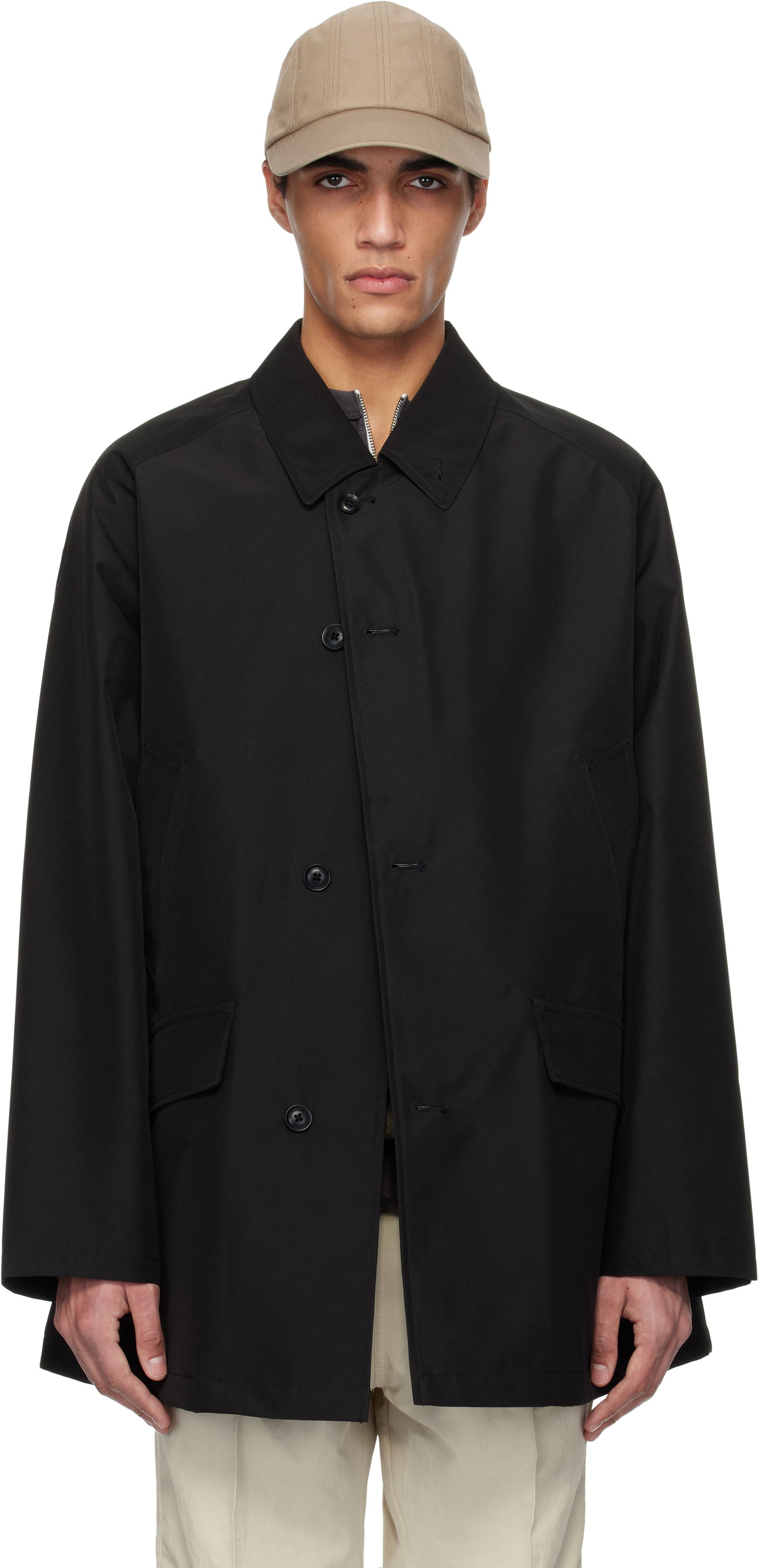 Kabáty NANAMICA nanamica GORE-TEX Car Coat Čierna | S25SB036U, 0