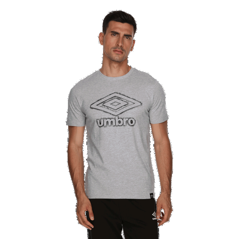 Tričko Umbro Logo T-Shirt Šedá | UMA243M801-3A