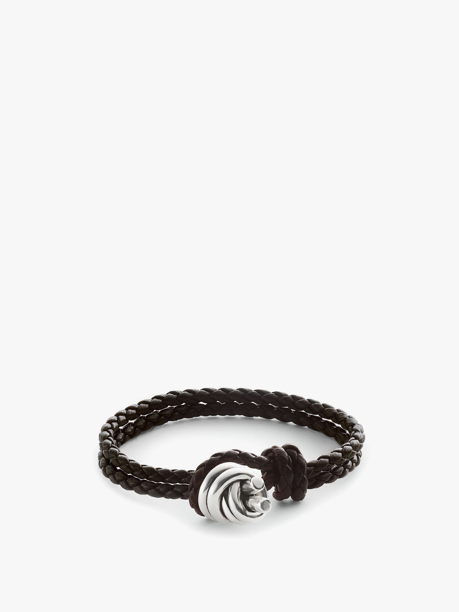 Náramok Bottega Veneta Braided Leather Bracelet Hnedá | 815938V507C1139, 0