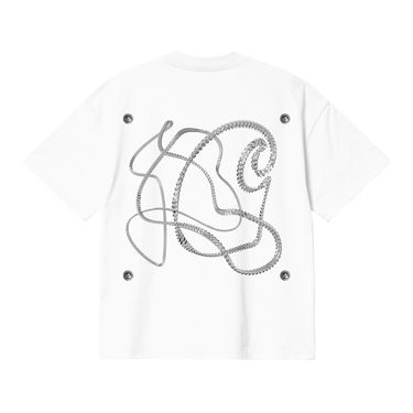 Tričko Carhartt WIP Short Sleeve Chain Link T-Shirt Biela | I034408_8, 1