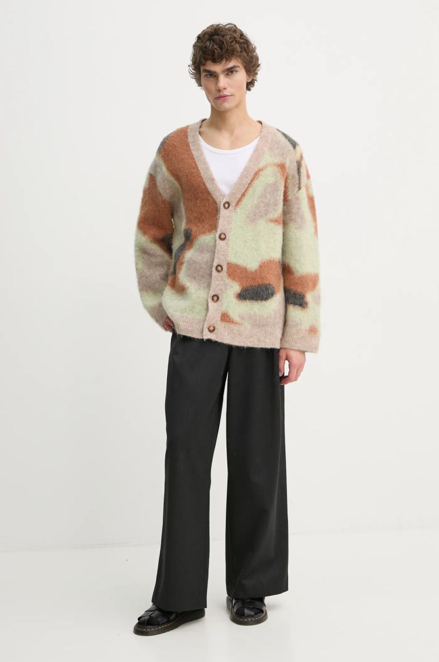 Sveter Nanushka NESSIN Abstract Print Cardigan Hnedá | NM24FWSW01017, 1