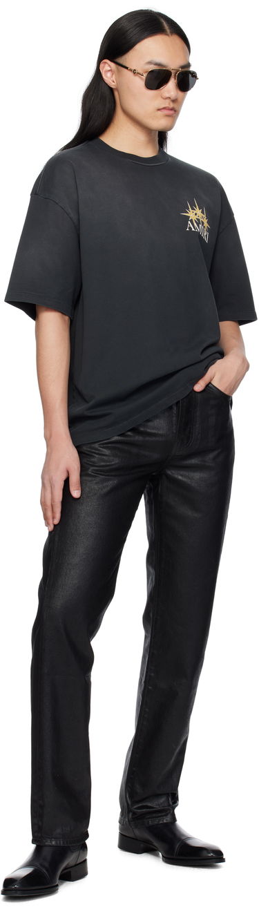 Tričko AMIRI Amiri Starburst Oversized T-Shirt Čierna | AMJYTE1179, 3