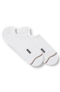 BOSS Two-Pack of Invisible Cotton-Blend Socks
