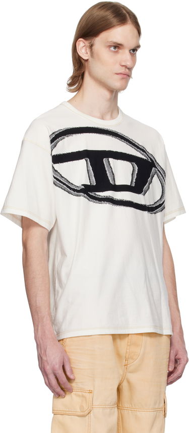 Tričko Diesel T-DOXT Graphic T-Shirt Size XL Biela | A16185-0GIAS-141, 2