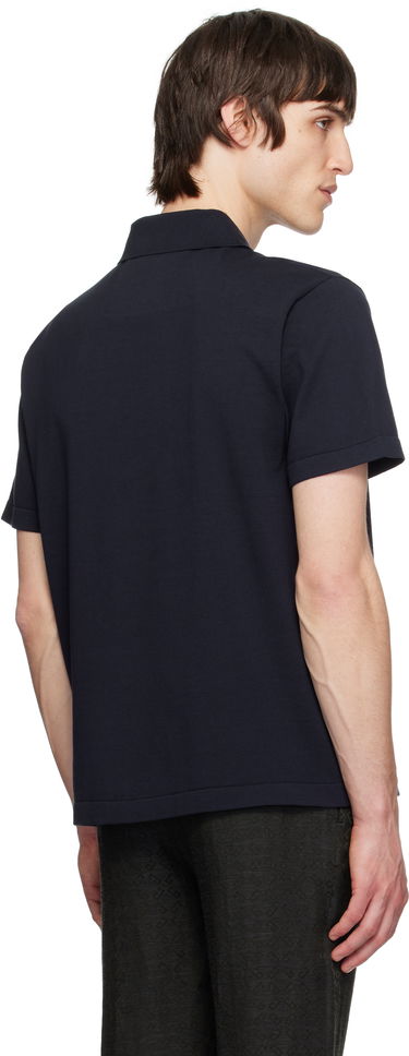 Polo tričko Givenchy Givenchy Knit Jacquard Polo Navy | BM71N14YM5401, 2
