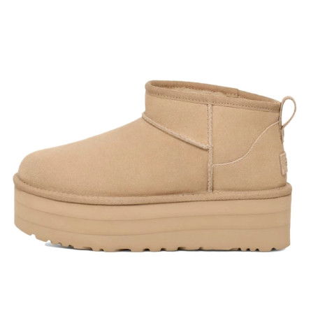 Tenisky a topánky UGG Classic Ultra Mini Platform "Mustard Seed" Béžová | ugg-classic-ultra-mini-platform-boot-mustard-seed-36, 0