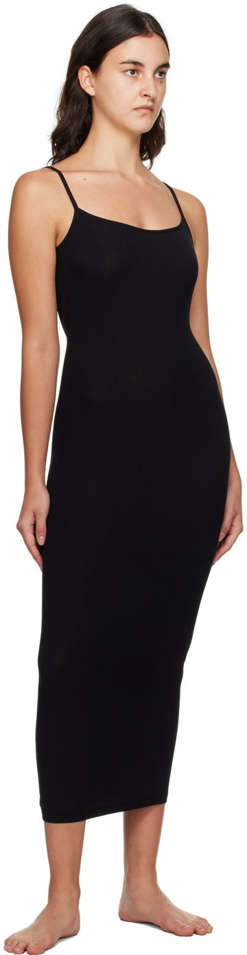 Šaty SKIMS SKIMS Soft Lounge Backless Maxi Dress Čierna | DR-MAX-3489, 3