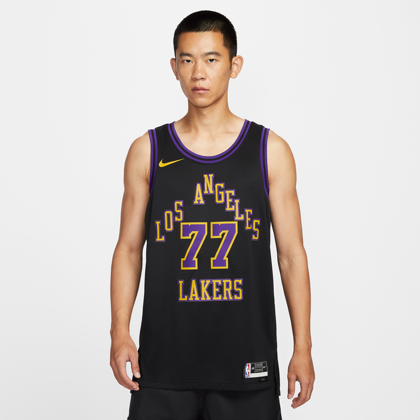 Dres Nike Los Angeles Lakers City Edition Dri-FIT NBA Swingman Polyester Jersey Čierna | DX8506-014