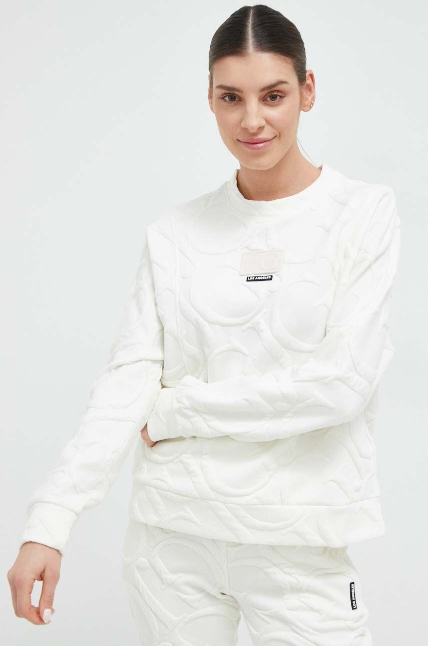 Mikina GUESS Adelaide Sweatshirt Biela | V3GQ02.KBIN0, 0