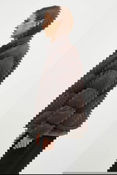 Prešívaná bunda Dickies BAKER Textured Winter Puffer Jacket Hnedá | DK0A4Z38, 1