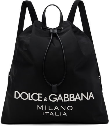 Batoh Dolce & Gabbana Drawstring Backpack Čierna | BM2336AG182, 0