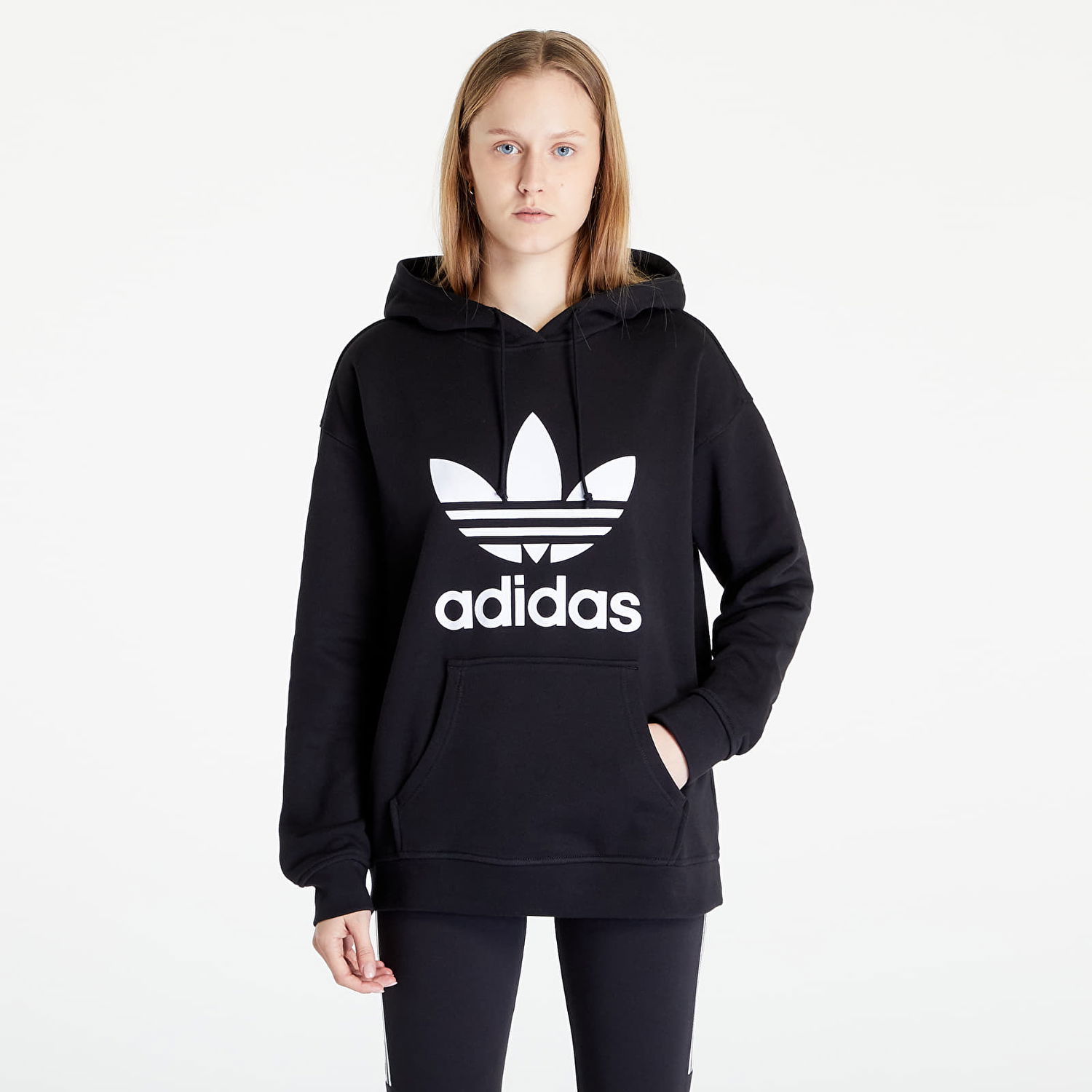 Mikina adidas Originals Trefoil Hoodie Čierna | FM3307, 0