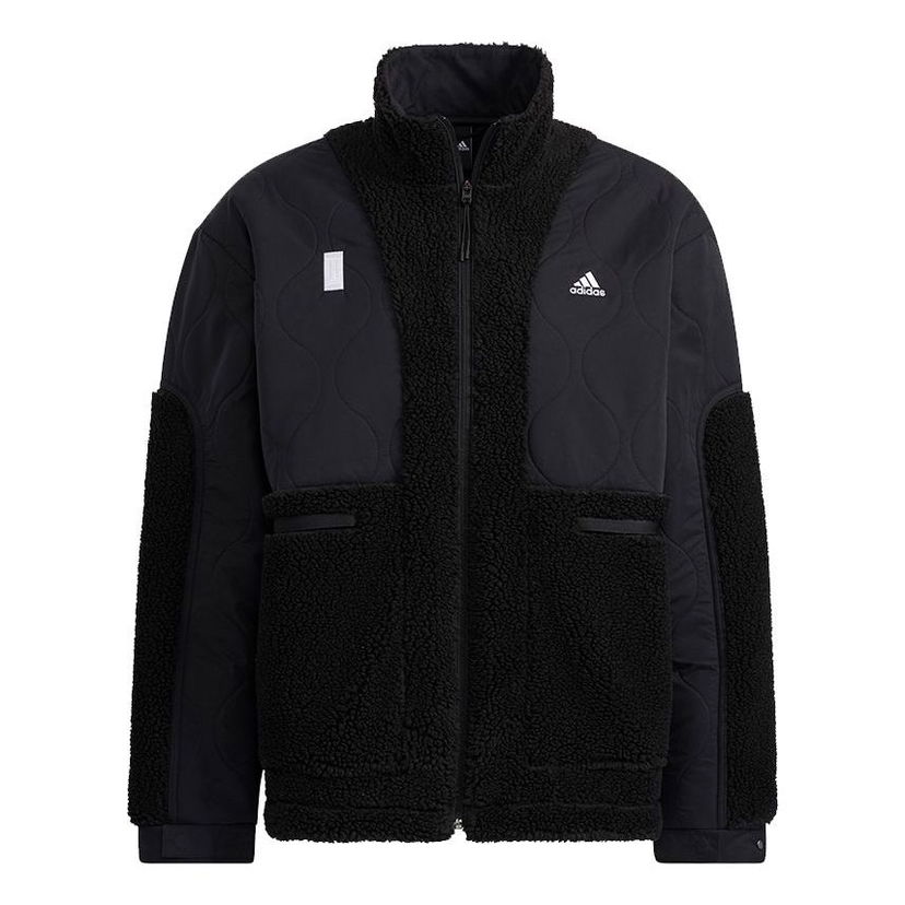 Parka adidas Originals Mixboa Splicing Fleece Jacket Čierna | H40243