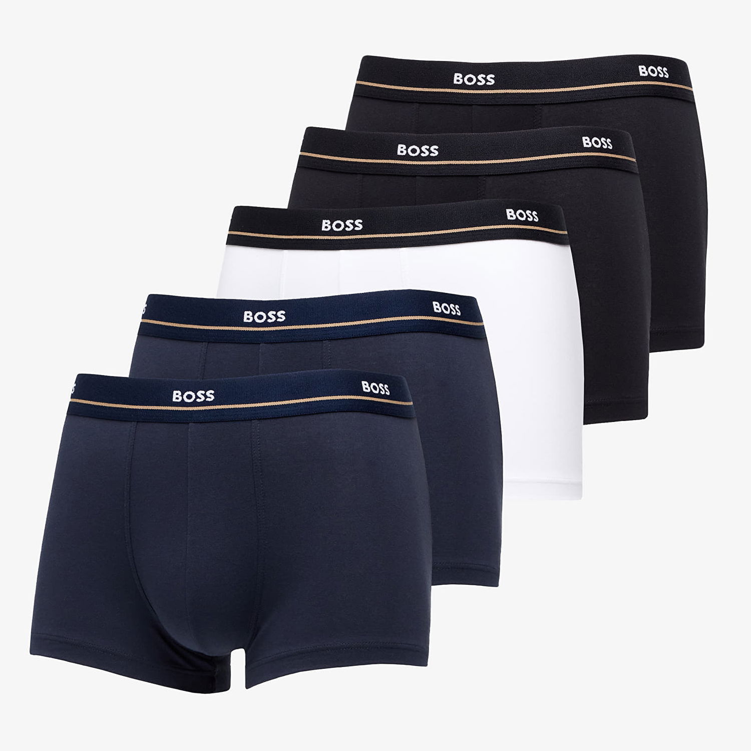 Boxerky BOSS Trunk 5 Pack Essential Multicolor Rôznofarebný | 50475275-460, 0