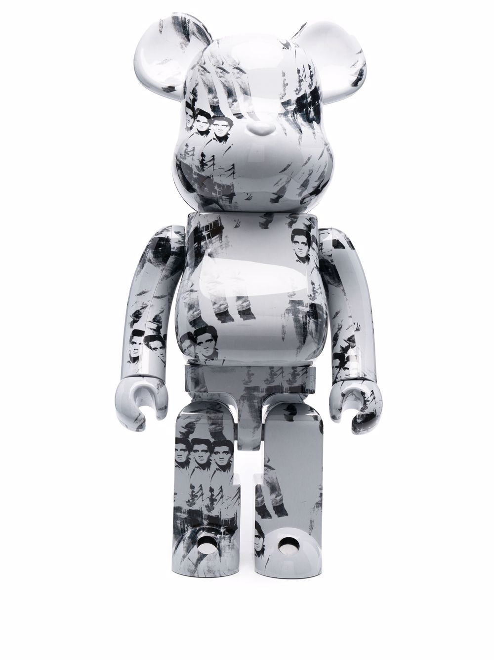 Zberateľské Medicom Toy Be@rbrick Andy Warhol Elvis toy - Grey Biela | 1000WAELVIS17018112, 0