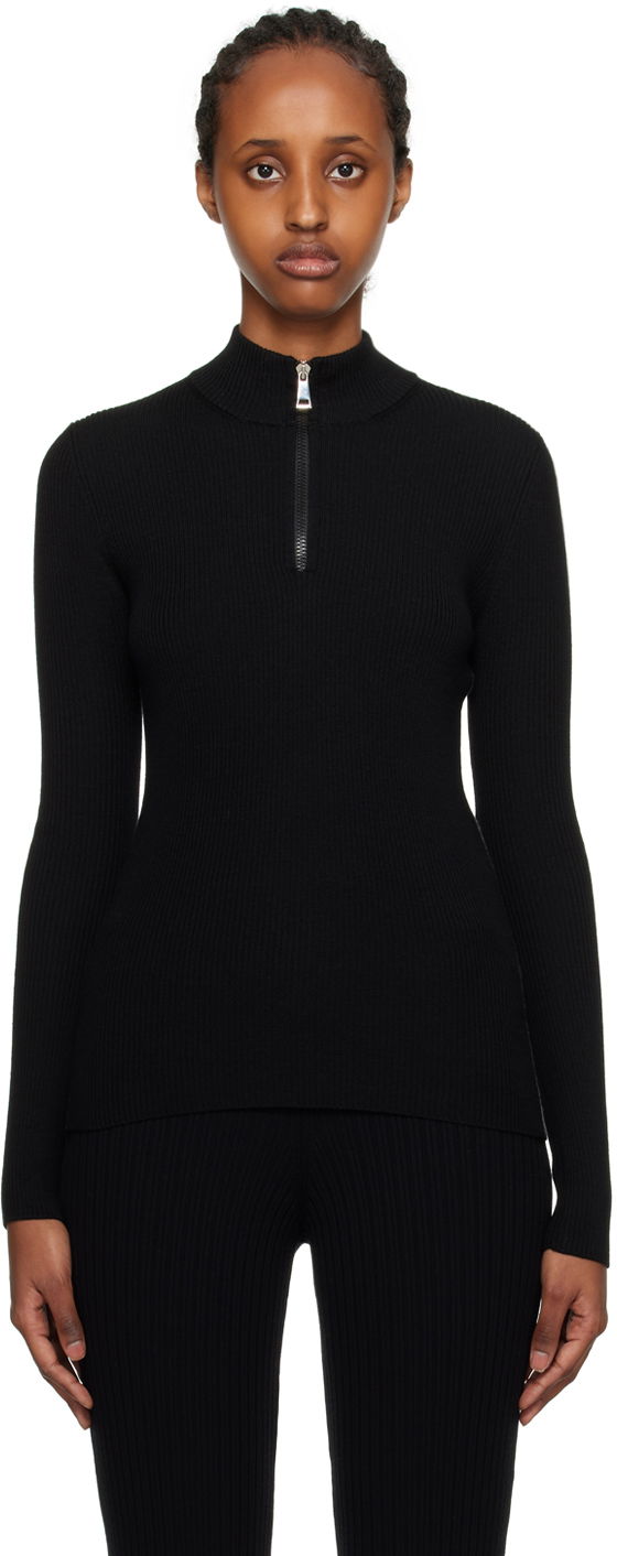 Sveter Moncler Zip-Up Čierna | I20939F00001M1131, 0