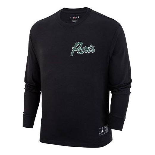 Tričko Jordan Air Jordan Paris Saint-Germain Long Sleeve T-Shirt Čierna | DB6513-010
