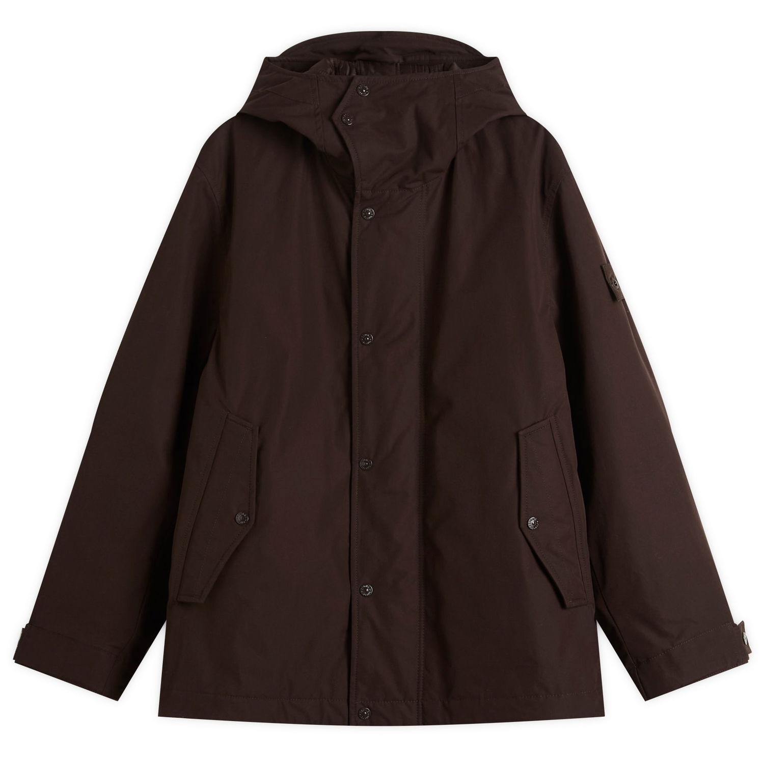 Parka Stone Island Weatherproof Cotton Canvas Parka Jacket, Size Large Hnedá | K2S154100105-V0070, 1