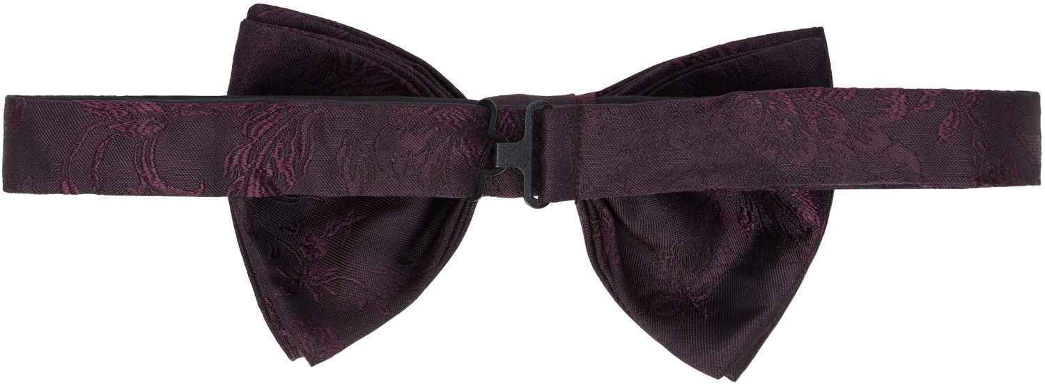 Opasok Dries Van Noten Dries Van Noten Jacquard Bow Tie Fialová | 251-021605-1903, 1