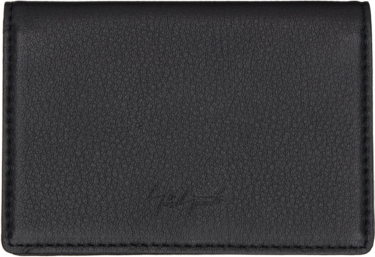 Peňaženka Yohji Yamamoto Yohji Yamamoto Leather Card Holder Čierna | DA-A94-790, 0