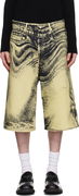 CAMPERLAB Distorted Denim Shorts