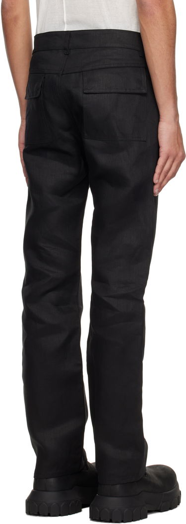 Džínsy Rick Owens Rick Owens Hollywood Headon Utility Jeans Čierna | RR01E5308 TWL, 2