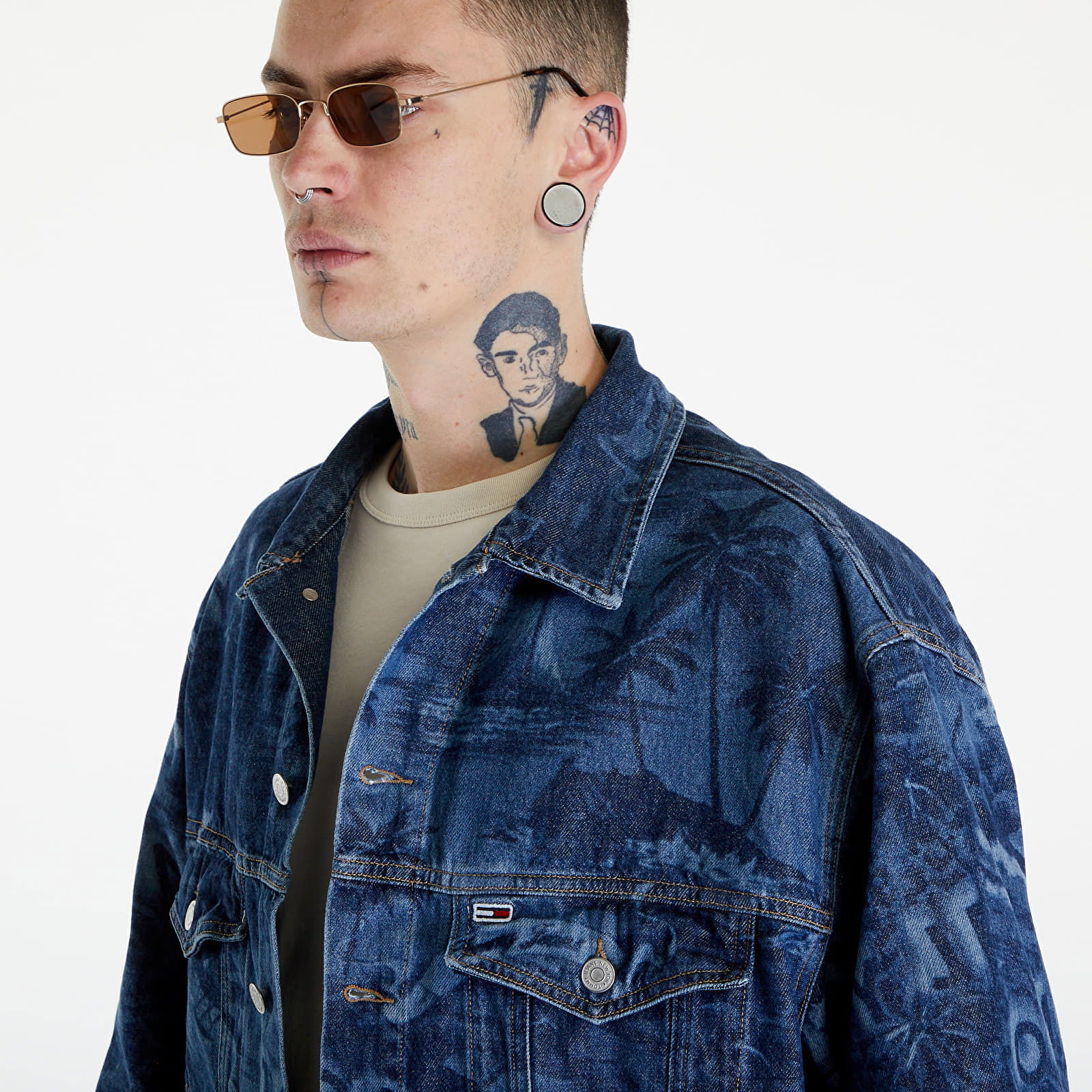 Aiden Oversized Trucker Jacket Denim