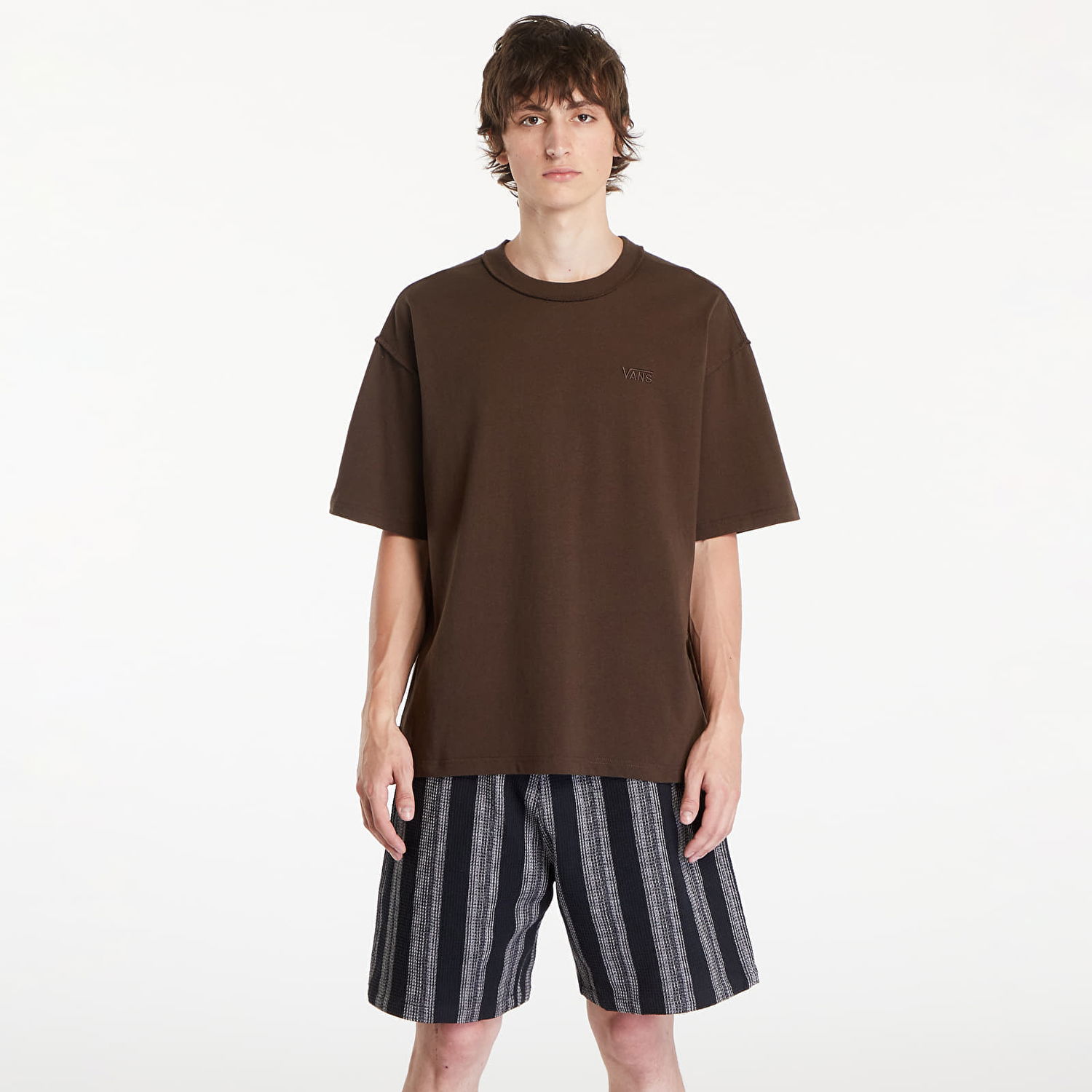 Tričko Vans LX Premium Short Sleeve T-Shirt Demitasse Hnedá | VN000GBY3N11, 0