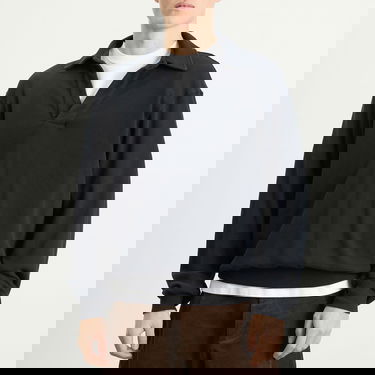 Polo tričko LES TIEN Thermal Banded Long Sleeve Polo Čierna | TH-1156-FBLK, 5