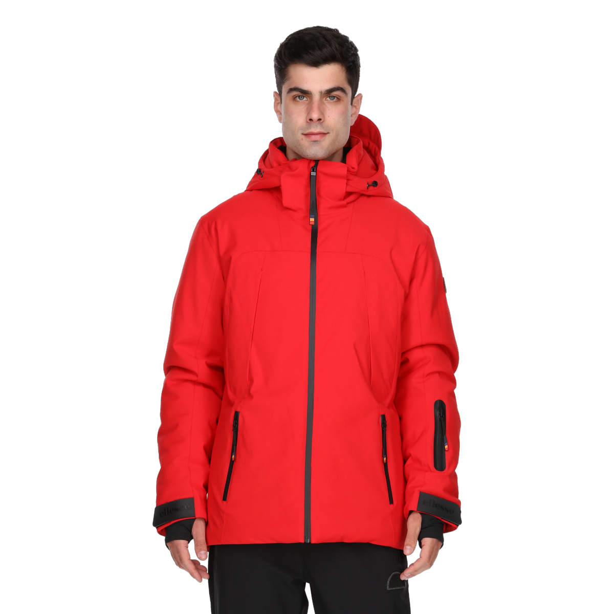 Bunda Ellesse Francesco Hooded Performance Jacket Červená | ELA243M501-51, 0