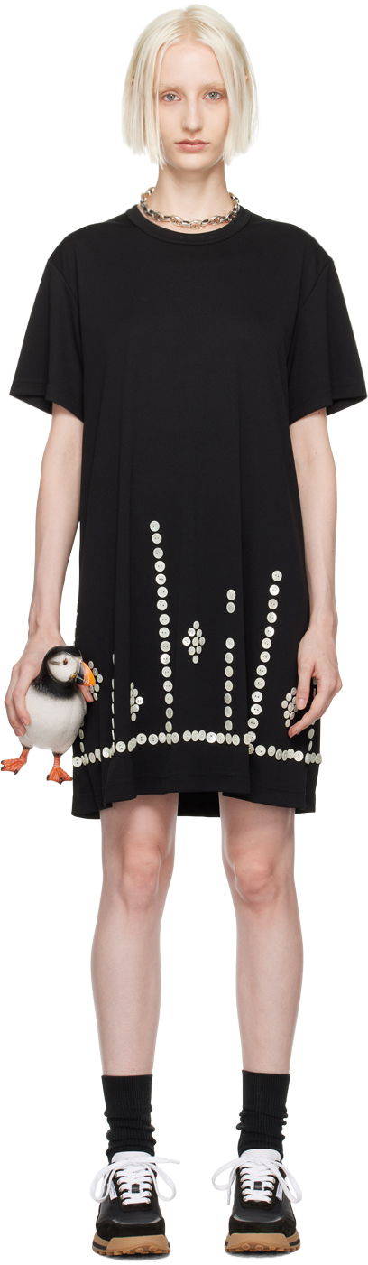 Šaty Comme des Garçons Homme Plus Black Button Midi Dress Čierna | PN-T018-051, 0