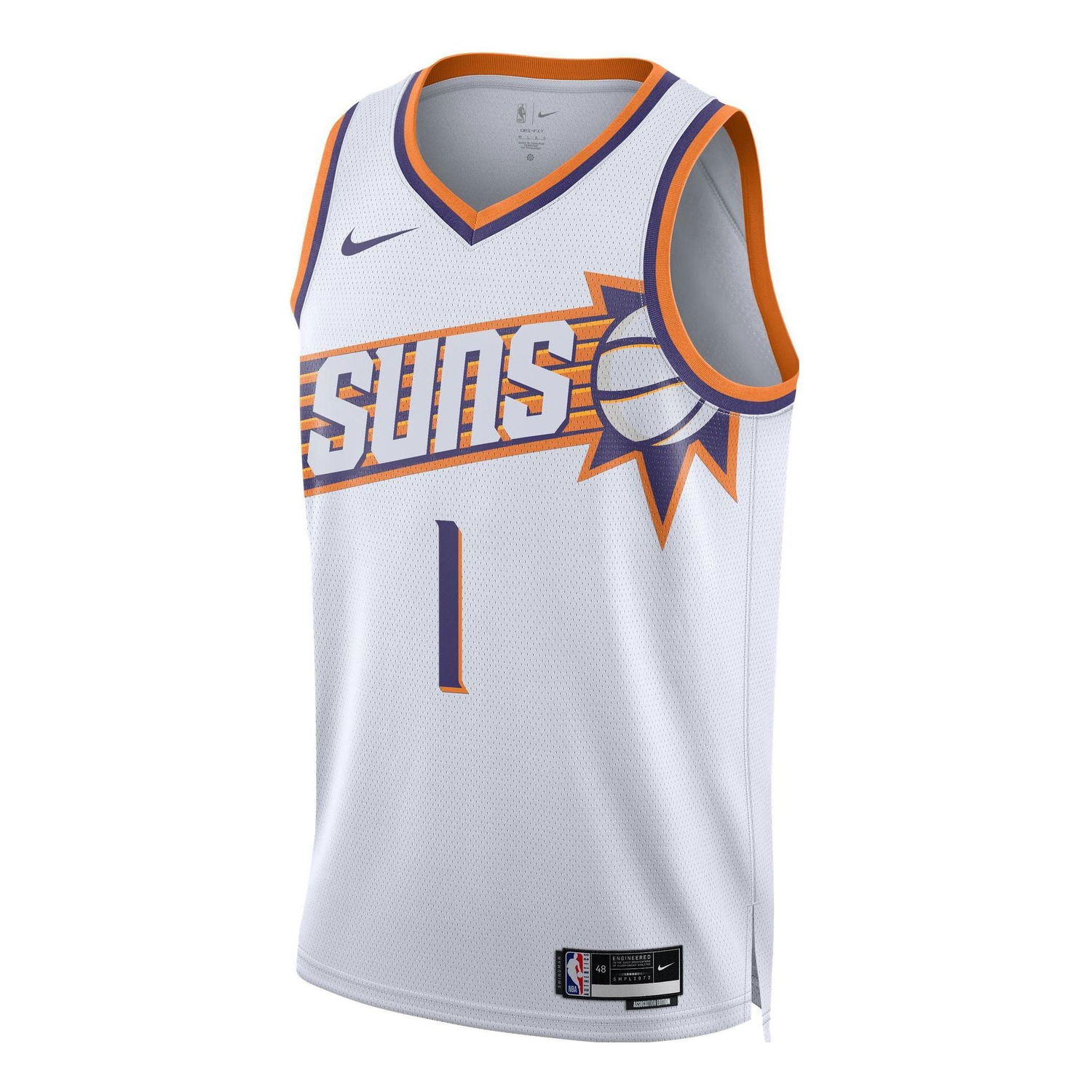 Dres Nike Phoenix Suns Devin Booker Swingman Jersey Biela | DV4851-100, 0
