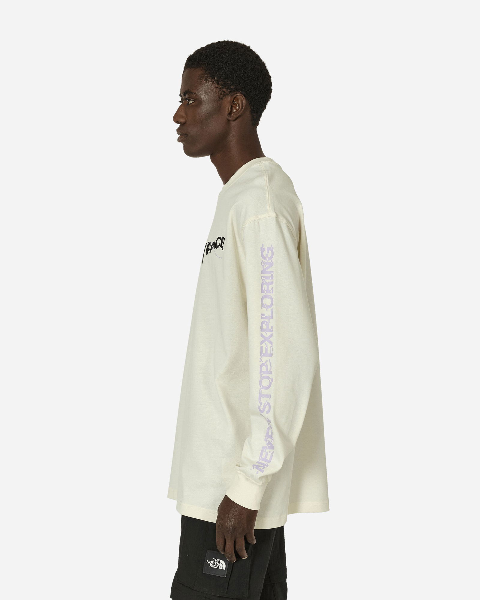 NSE Graphic Longsleeve T-Shirt White Dune