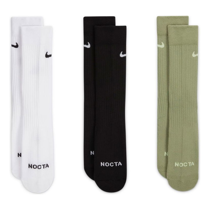 Ponožky Nike NOCTA Drake Crew Socks (3 Pairs) Zelené | DD9240-911