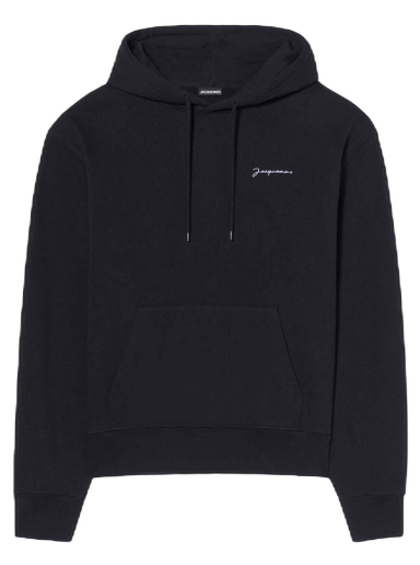 Mikina Jacquemus Le Brode Embroidered Logo Čierna | 216JS300-2210 990